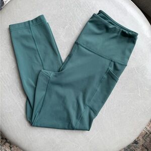 90 Degree By Reflex Sea Green Leggings sz Large
